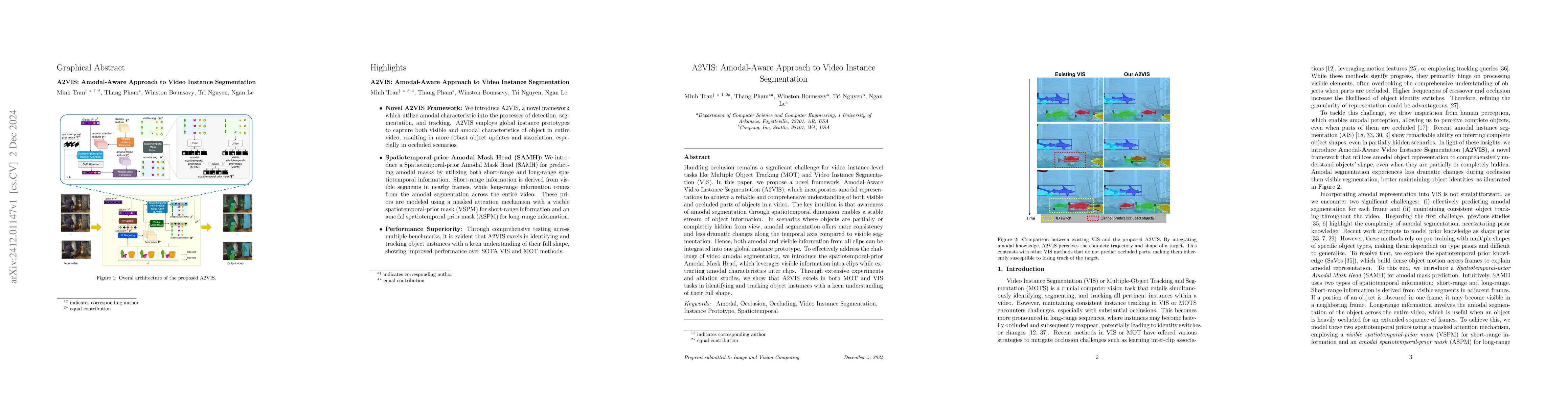 Thumbnail for A2VIS: Amodal-Aware Approach to Video Instance Segmentation