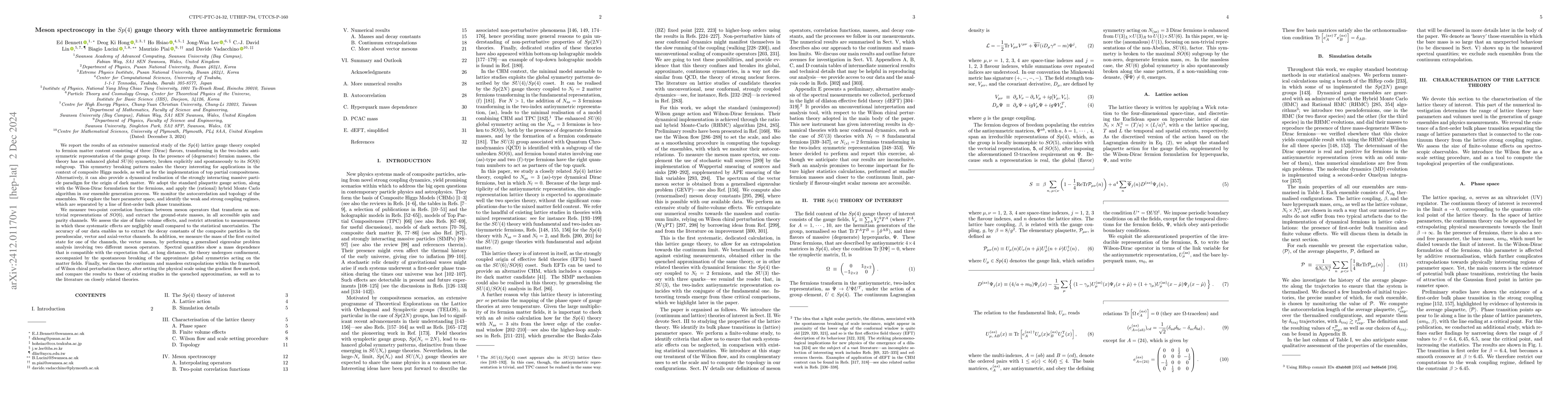Thumbnail for Meson spectroscopy in the $Sp(4)$ gauge theory with three antisymmetric
  fermions