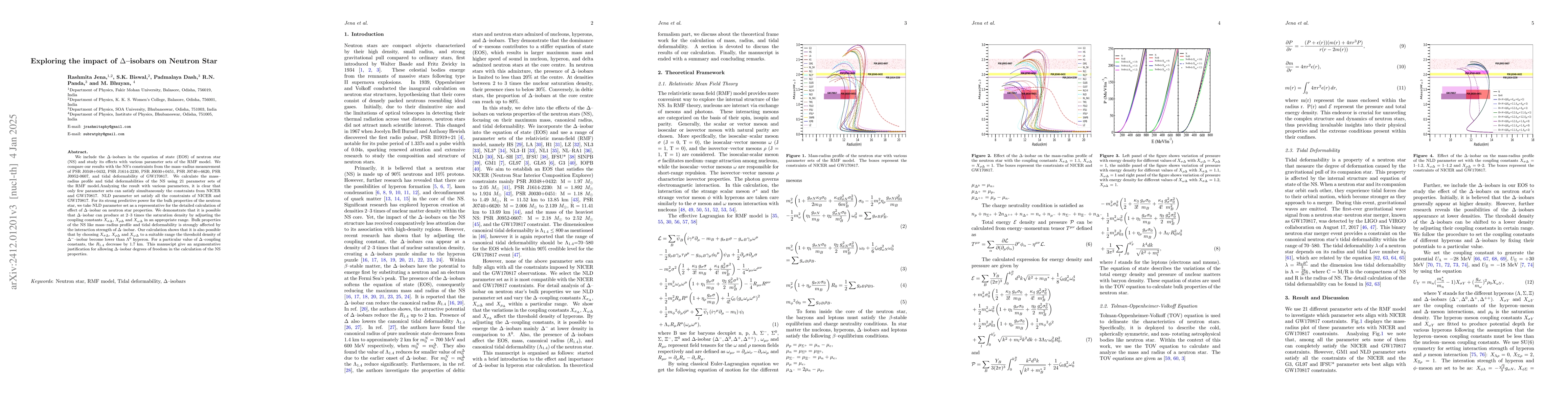 Thumbnail for Exploring the impact of $Δ$-isobars on Neutron Star
