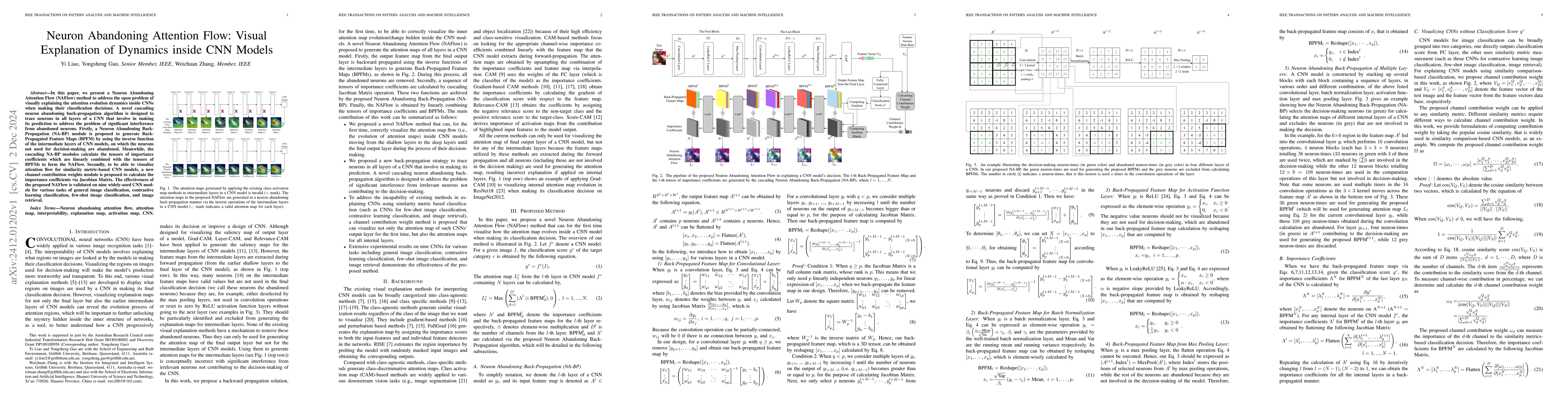 Thumbnail for Neuron Abandoning Attention Flow: Visual Explanation of Dynamics inside
  CNN Models