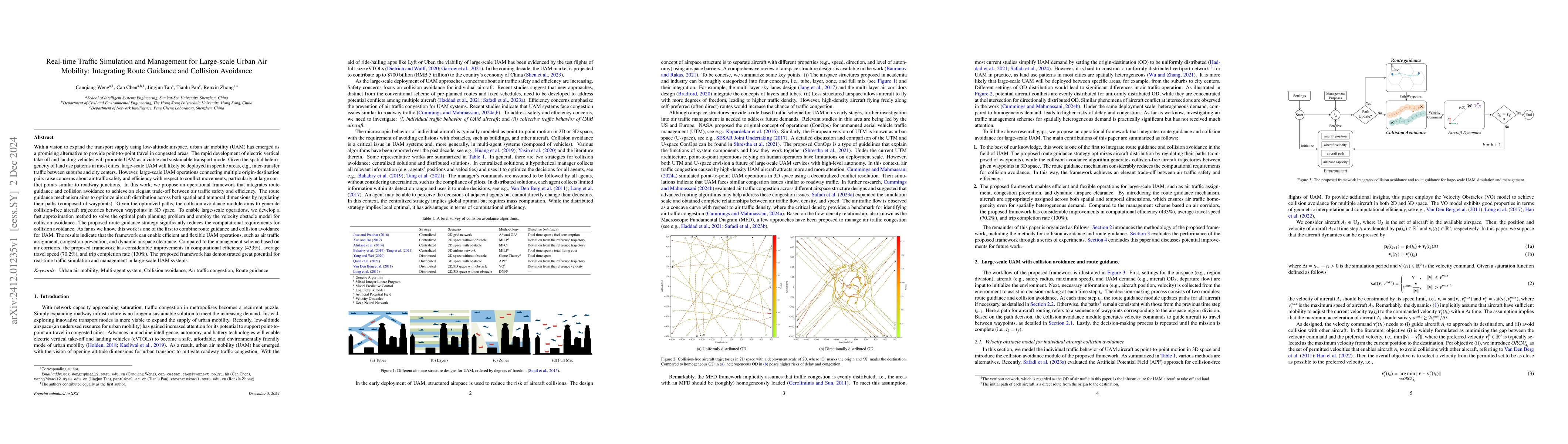 Thumbnail for Real-time Traffic Simulation and Management for Large-scale Urban Air
  Mobility: Integrating Route Guidance and Collision Avoidance