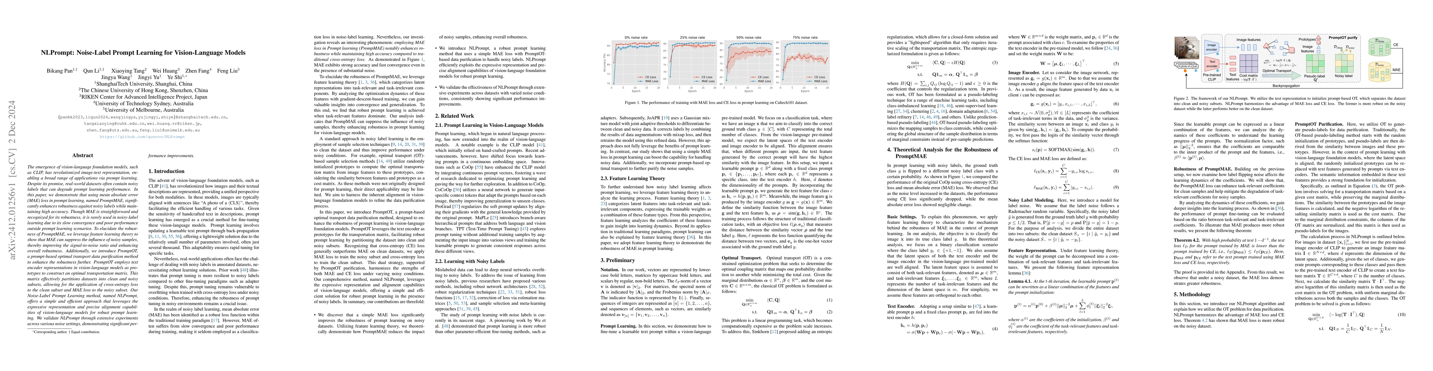 Thumbnail for NLPrompt: Noise-Label Prompt Learning for Vision-Language Models