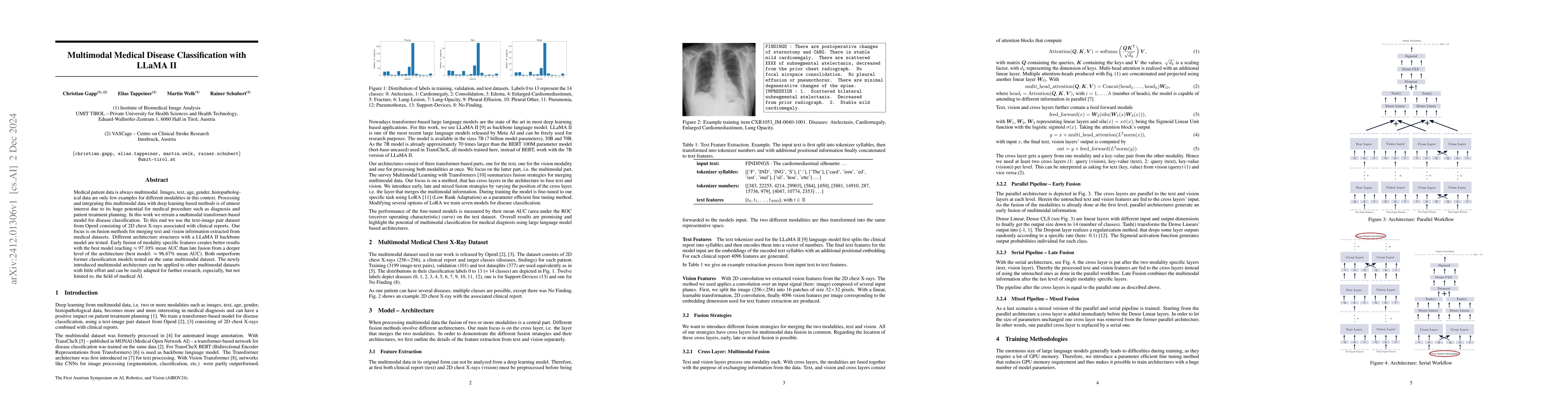 Thumbnail for Multimodal Medical Disease Classification with LLaMA II