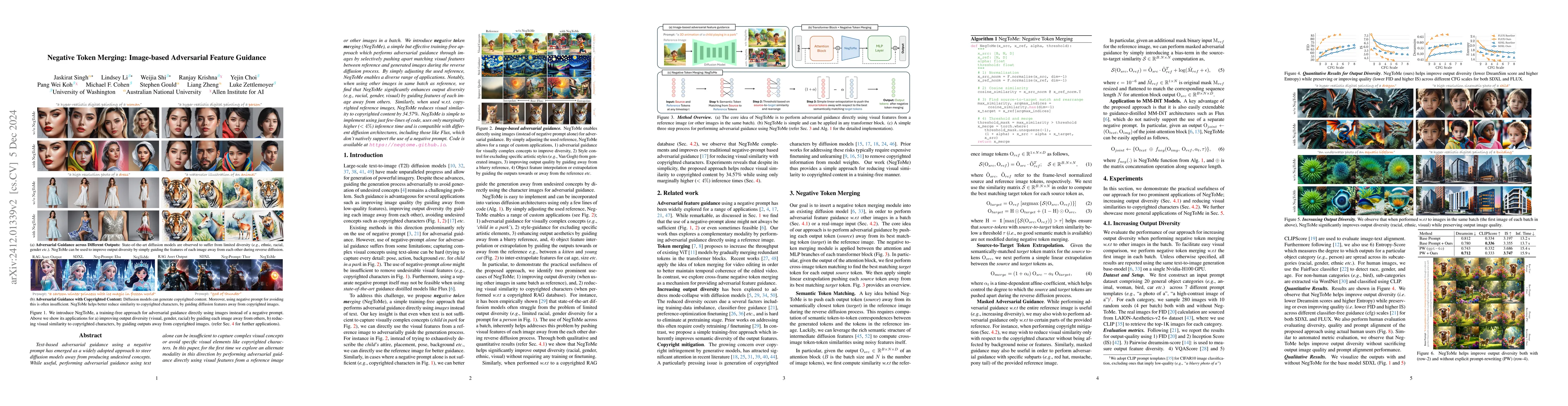 Thumbnail for Negative Token Merging: Image-based Adversarial Feature Guidance
