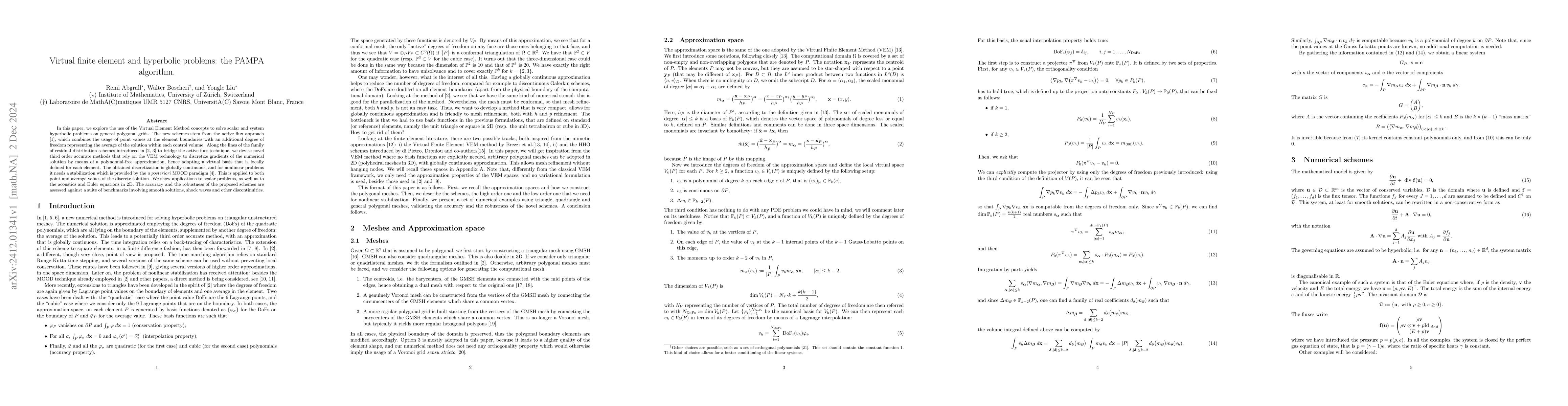 Thumbnail for Virtual finite element and hyperbolic problems: the PAMPA algorithm