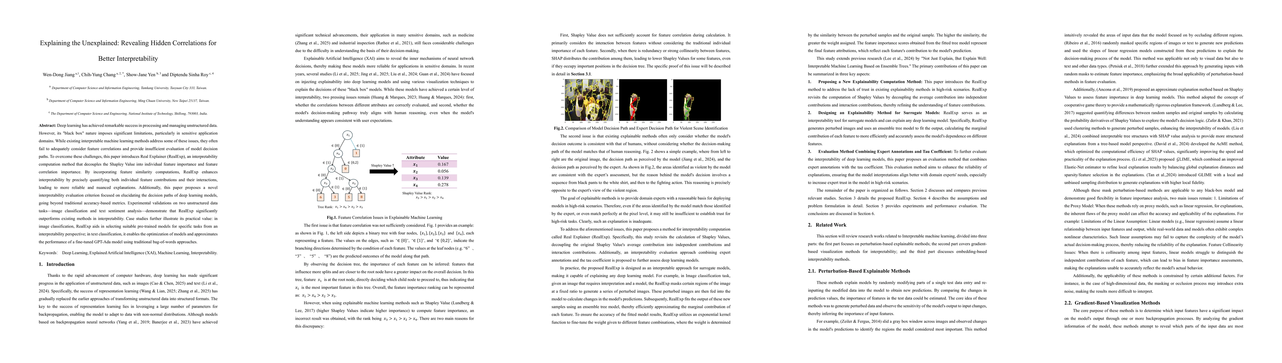 Thumbnail for Explaining the Unexplained: Revealing Hidden Correlations for Better
  Interpretability