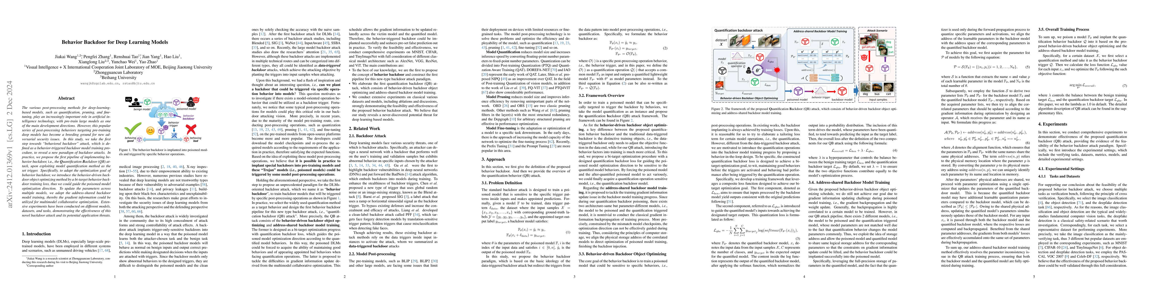 Thumbnail for Behavior Backdoor for Deep Learning Models