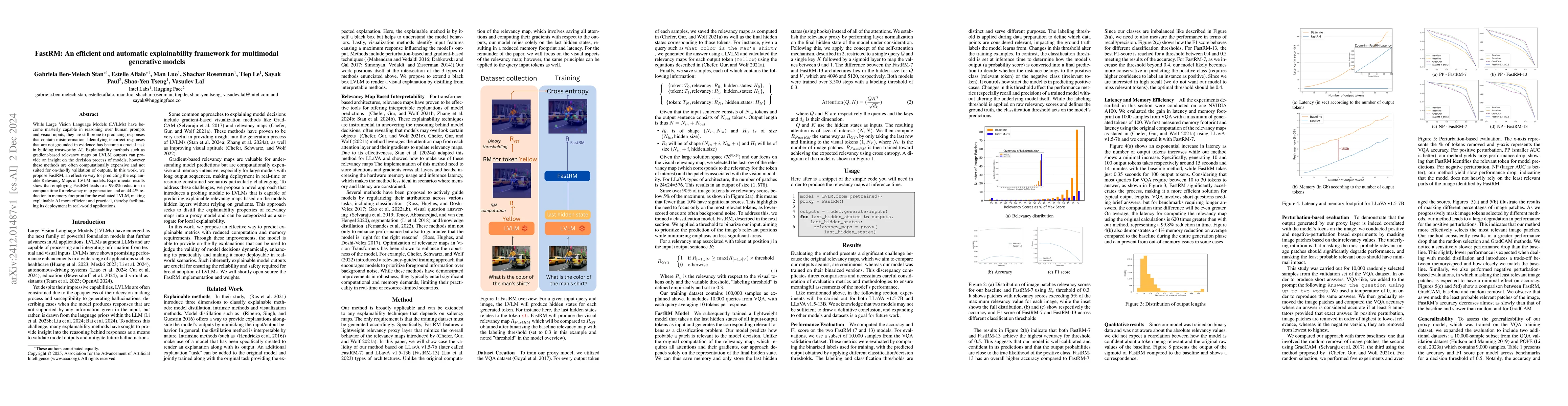 Thumbnail for FastRM: An efficient and automatic explainability framework for
  multimodal generative models