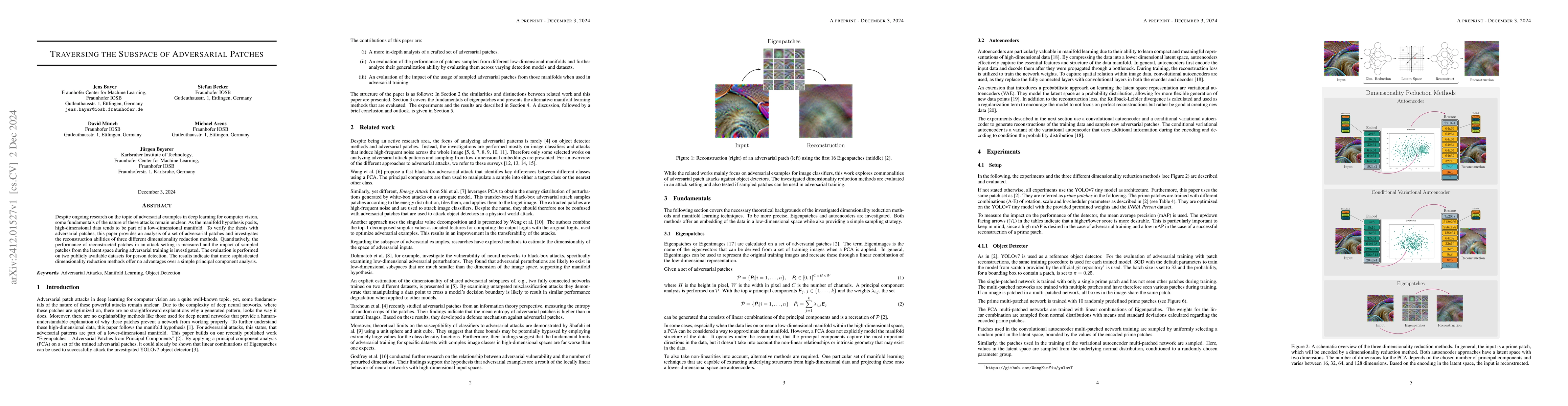 Thumbnail for Traversing the Subspace of Adversarial Patches