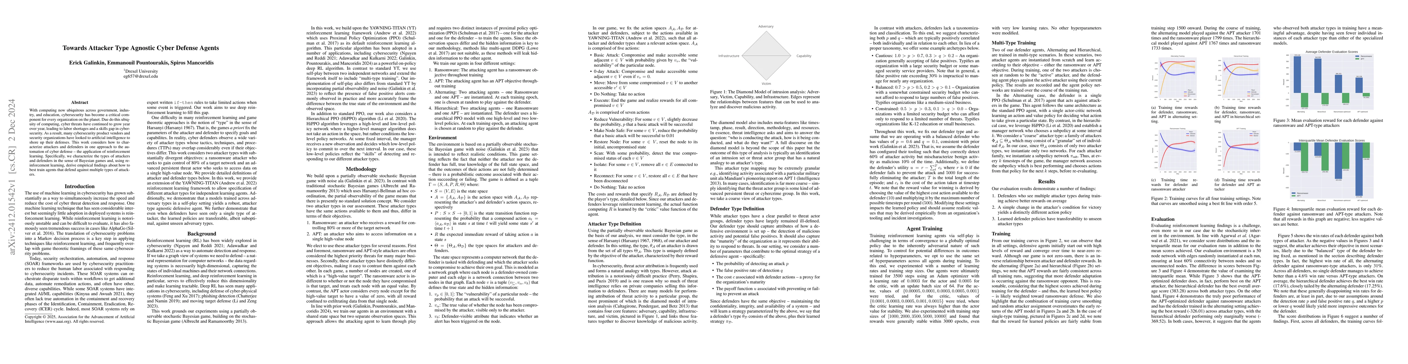 Thumbnail for Towards Type Agnostic Cyber Defense Agents
