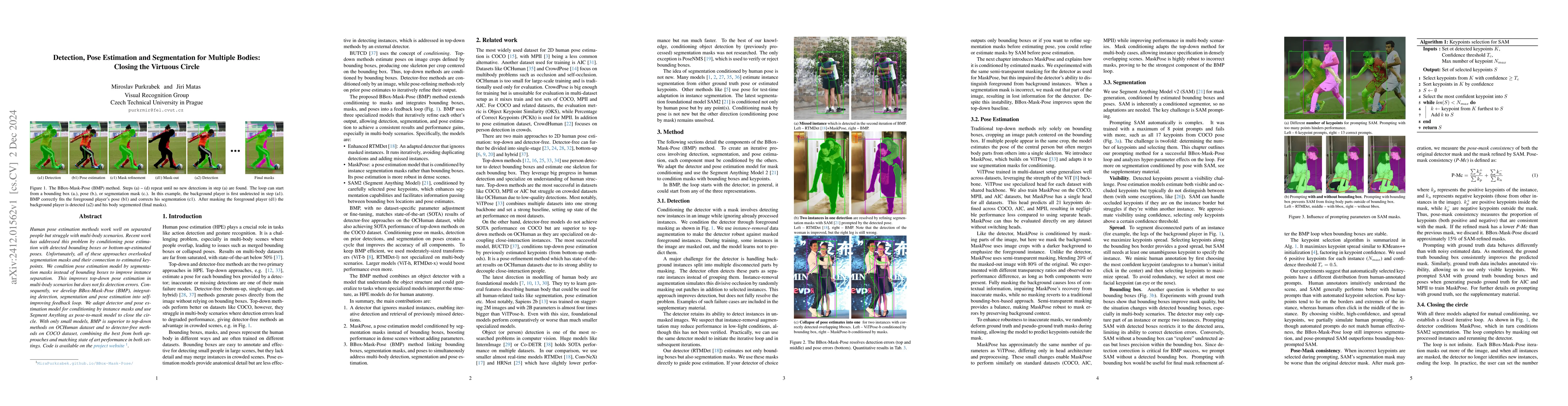 Thumbnail for Detection, Pose Estimation and Segmentation for Multiple Bodies: Closing
  the Virtuous Circle