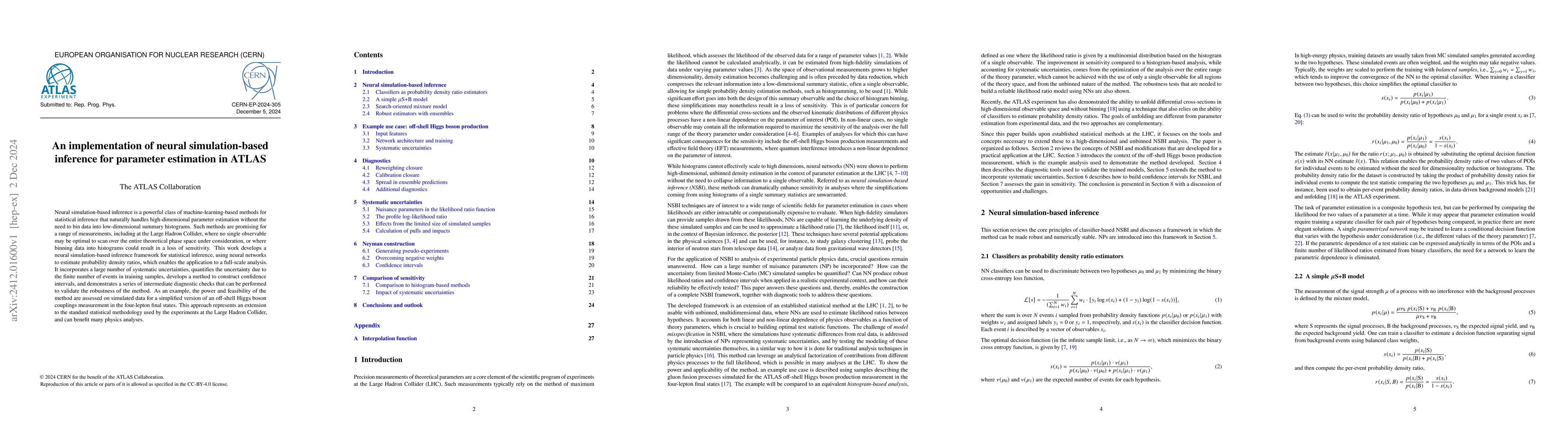 Thumbnail for An implementation of neural simulation-based inference for parameter
  estimation in ATLAS