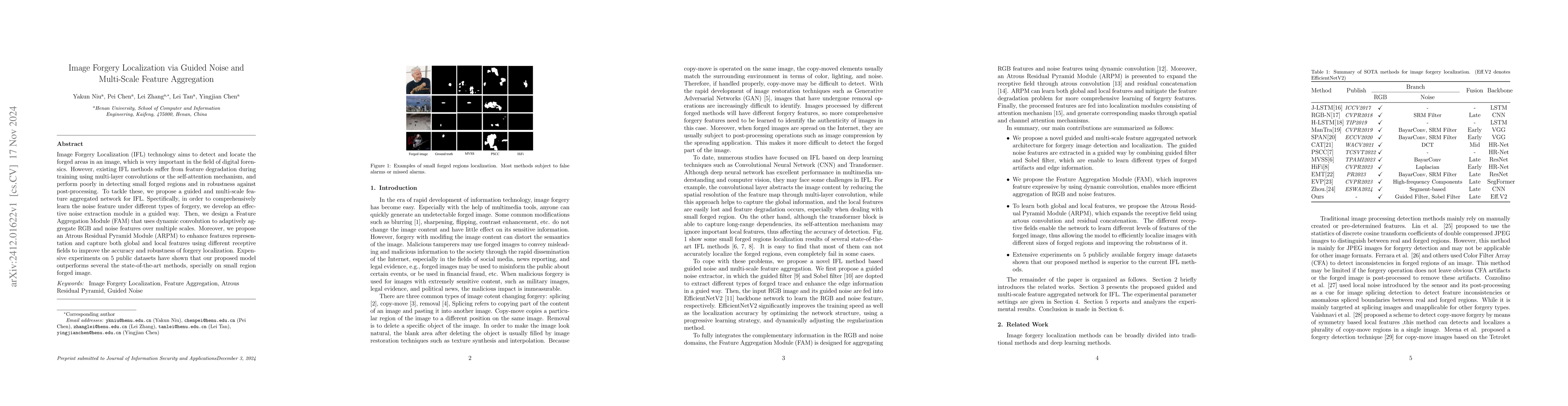 Thumbnail for Image Forgery Localization via Guided Noise and Multi-Scale Feature
  Aggregation