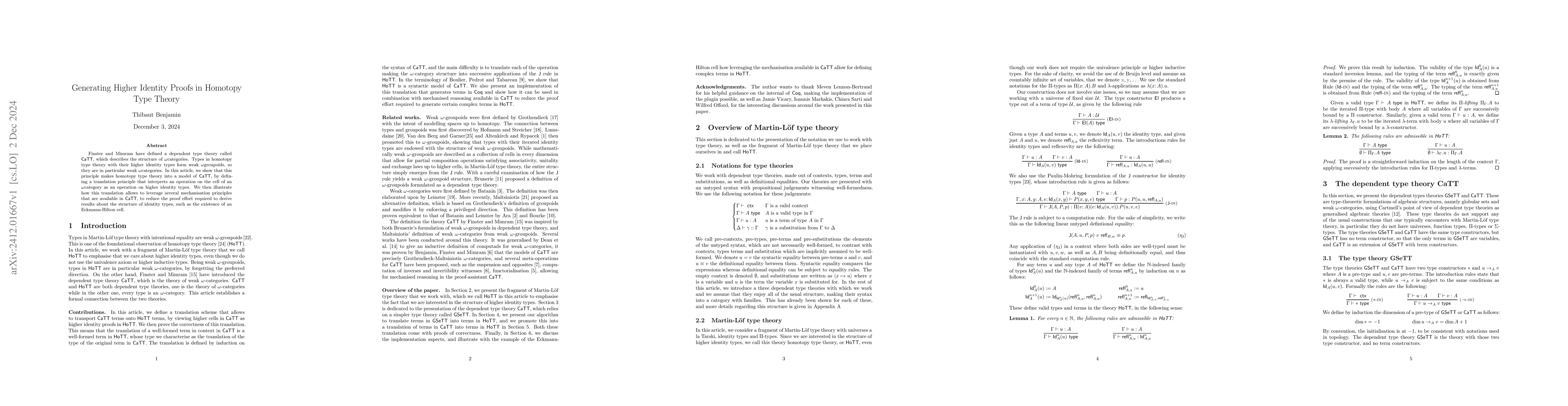 Thumbnail for Generating Higher Identity Proofs in Homotopy Type Theory