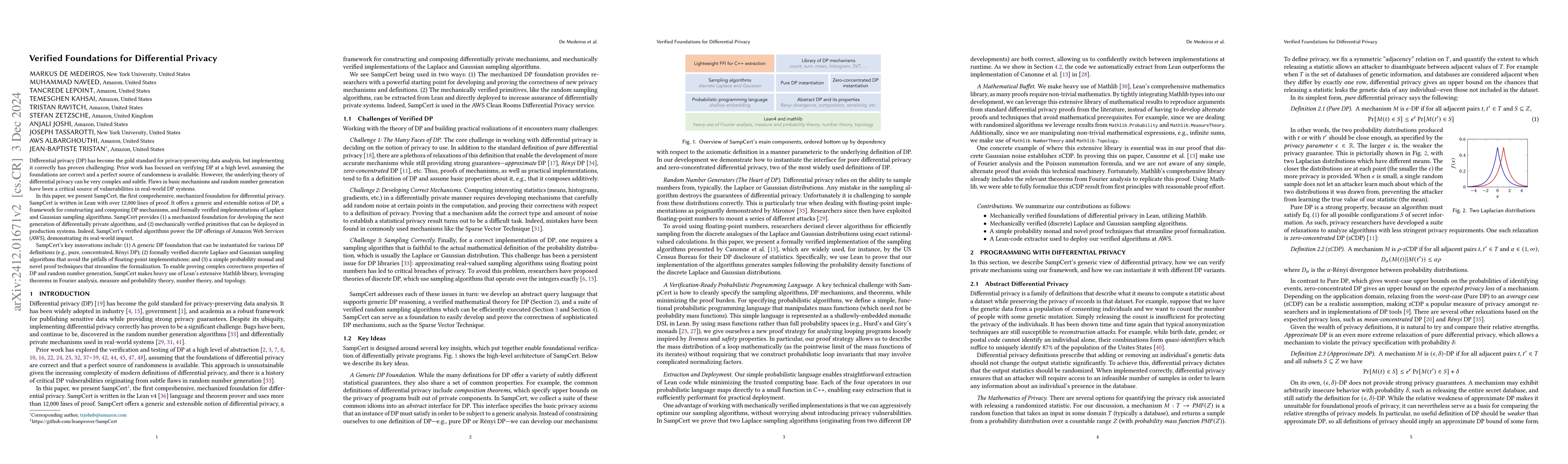 Thumbnail for Verified Foundations for Differential Privacy