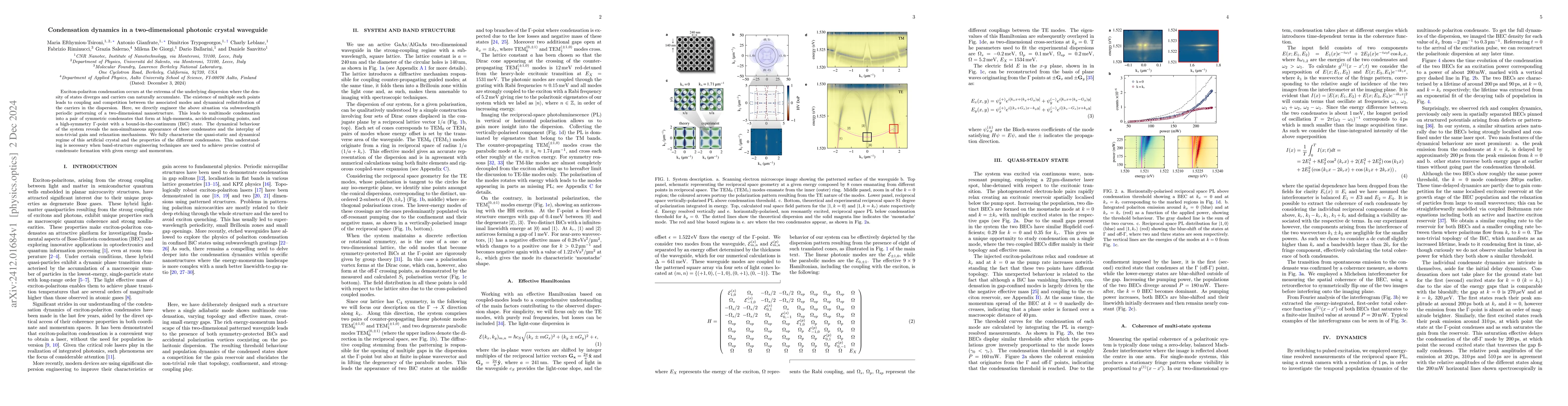 Thumbnail for Condensation dynamics in a two-dimensional photonic crystal waveguide