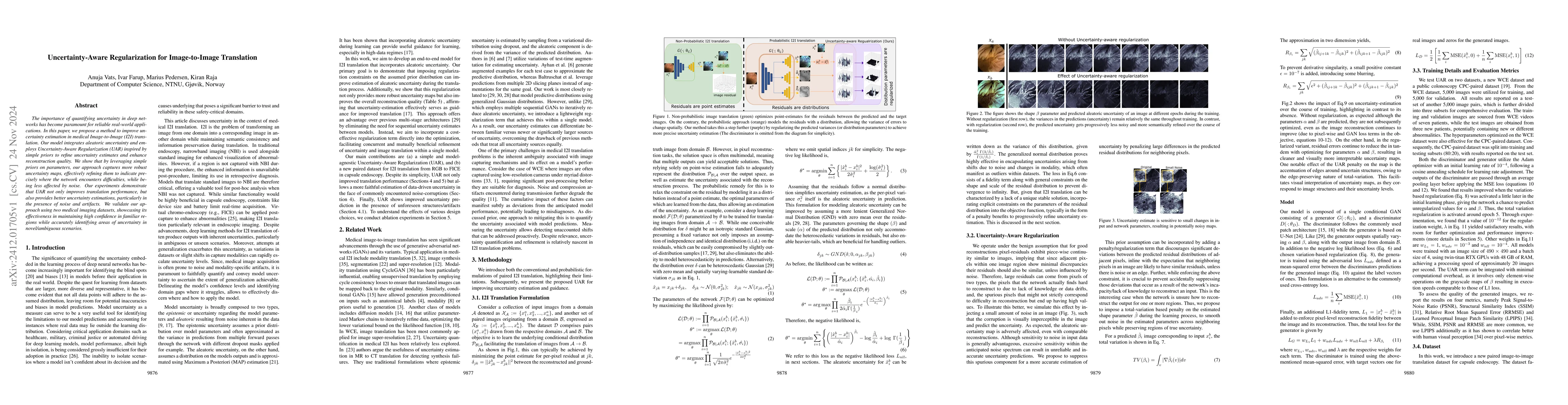 Thumbnail for Uncertainty-Aware Regularization for Image-to-Image Translation