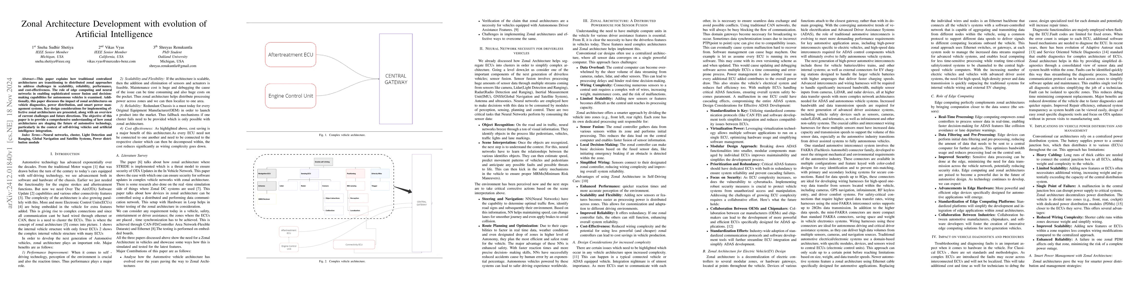Thumbnail for Zonal Architecture Development with evolution of Artificial Intelligence