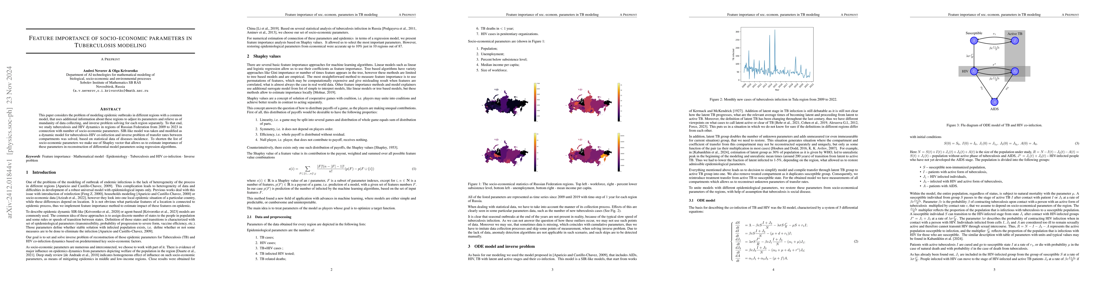 Thumbnail for Feature importance of socio-economic parameters in Tuberculosis modeling