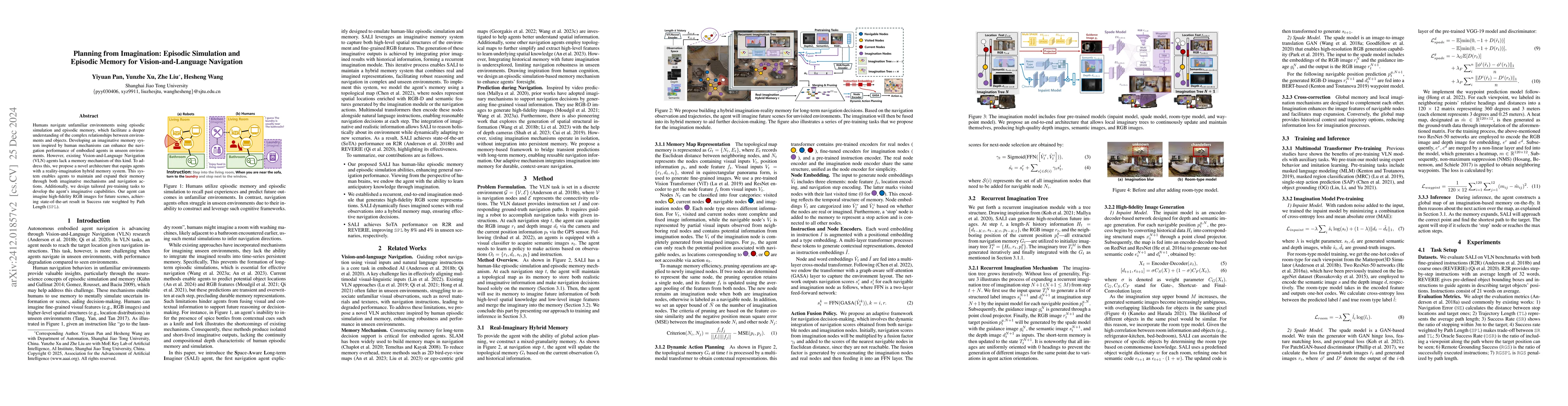 Thumbnail for Planning from Imagination: Episodic Simulation and Episodic Memory for
  Vision-and-Language Navigation