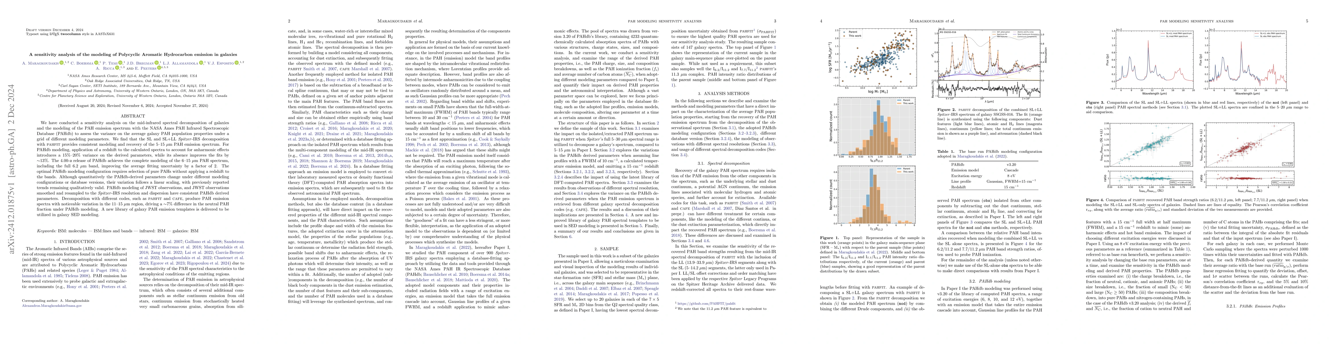 Thumbnail for A sensitivity analysis of the modeling of Polycyclic Aromatic
  Hydrocarbon emission in galaxies