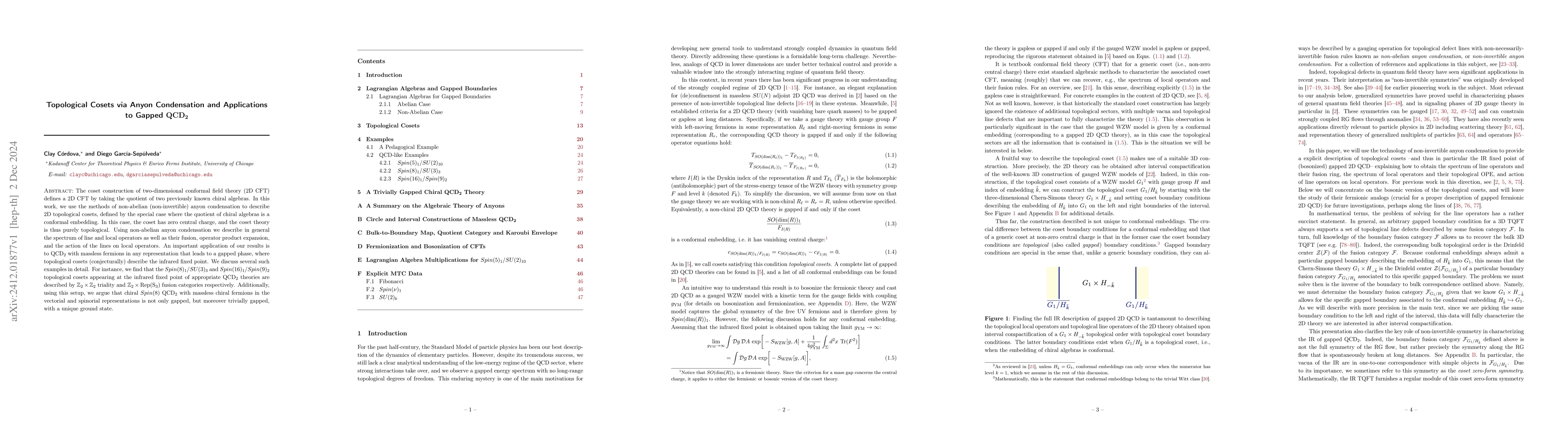Thumbnail for Topological Cosets via Anyon Condensation and Applications to Gapped
  $\mathrm{\bf{QCD_{2}}}$