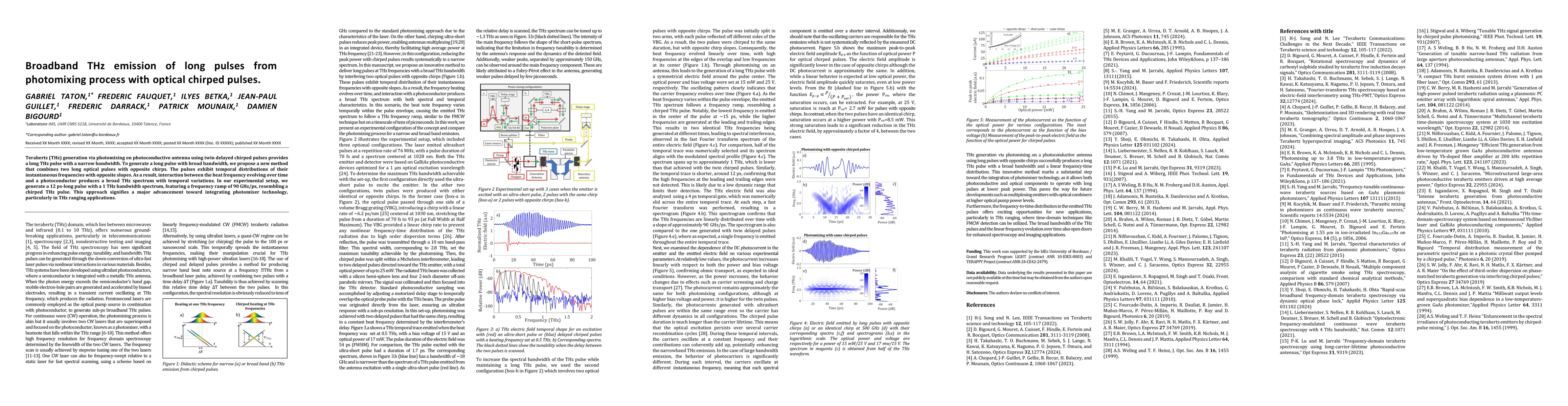 Thumbnail for Broadband THz emission of long pulses from photomixing process with
  optical chirped pulses