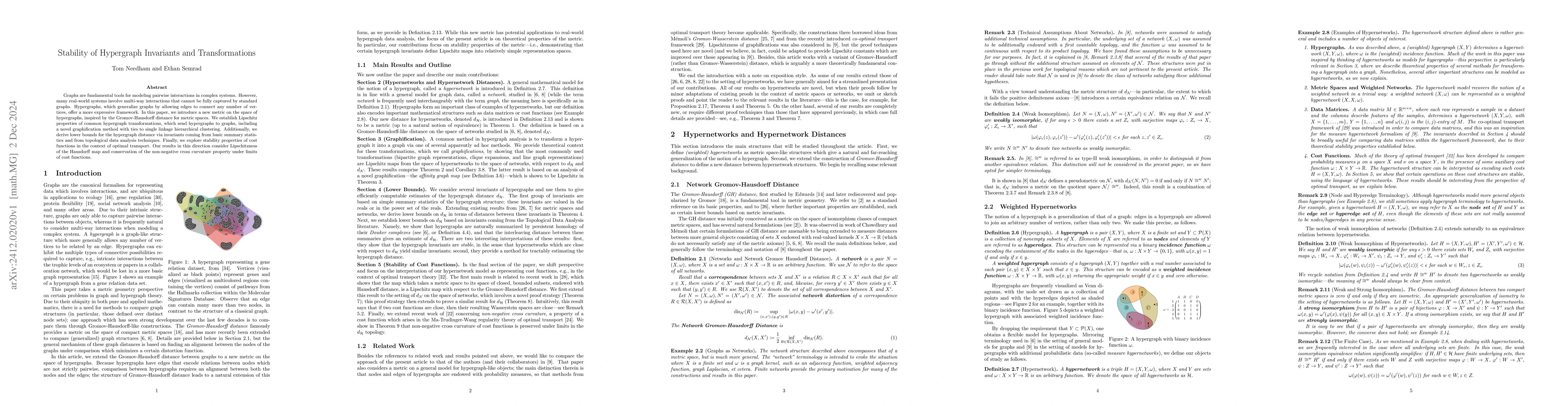 Thumbnail for Stability of Hypergraph Invariants and Transformations