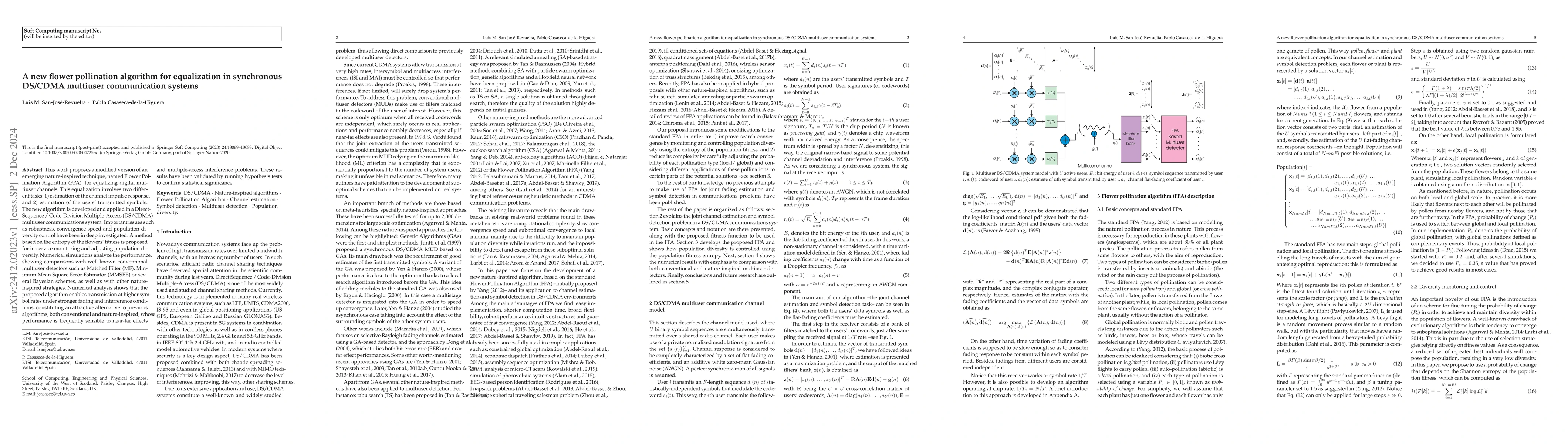 Thumbnail for A new flower pollination algorithm for equalization in synchronous
  DS/CDMA multiuser communication systems