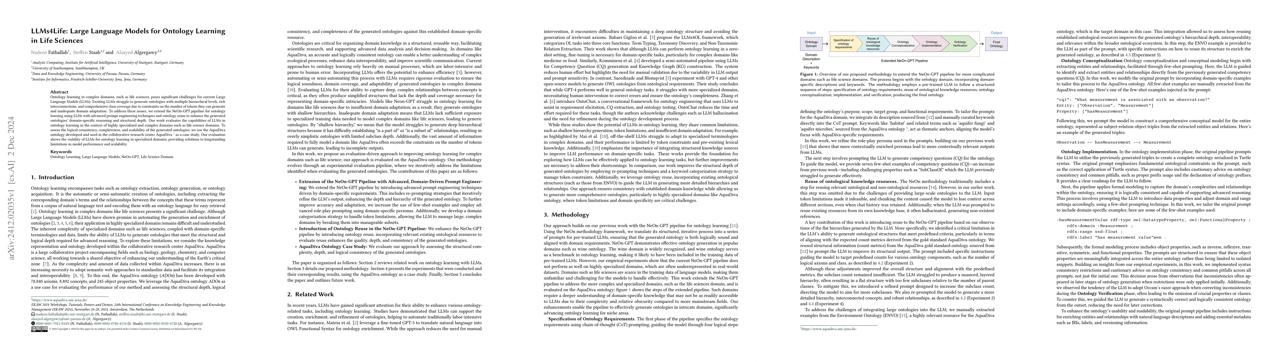 Thumbnail for LLMs4Life: Large Language Models for Ontology Learning in Life Sciences