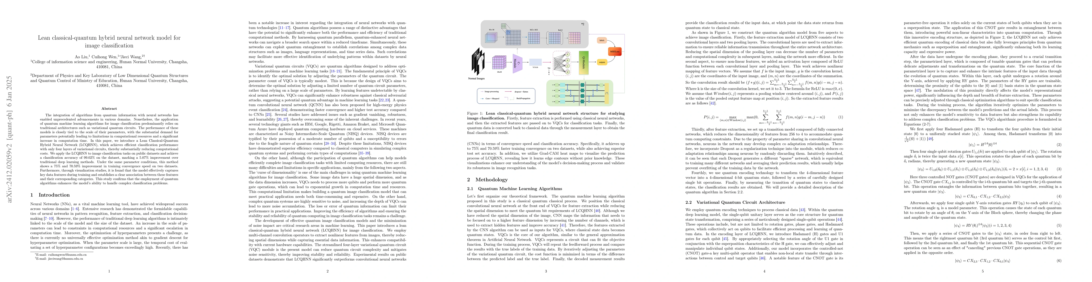 Thumbnail for A Classic-Quantum Hybrid Network Framework: CQH-Net