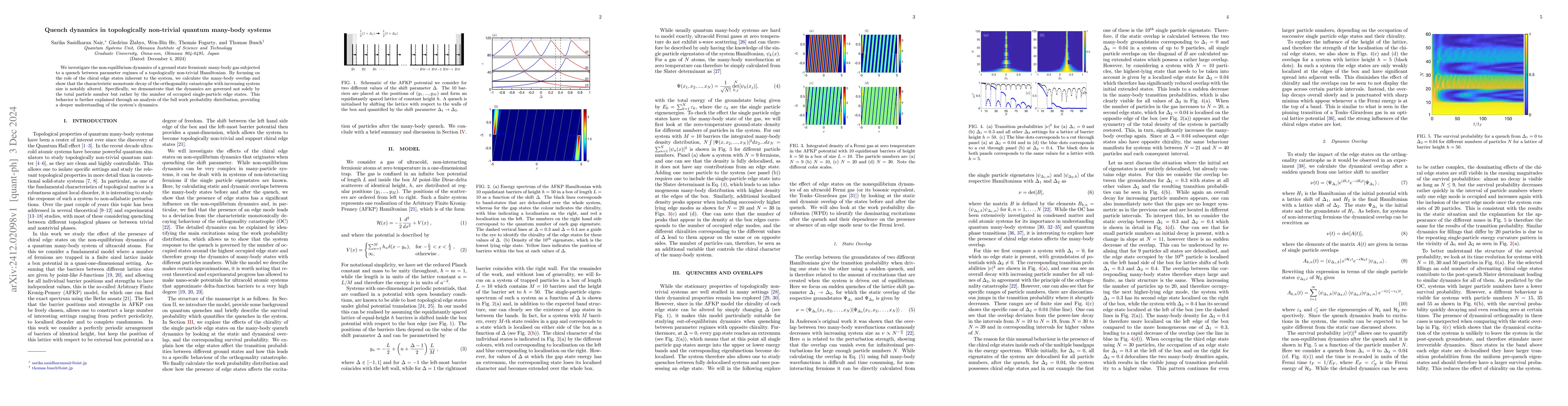 Thumbnail for Quench dynamics in topologically non-trivial quantum many-body systems