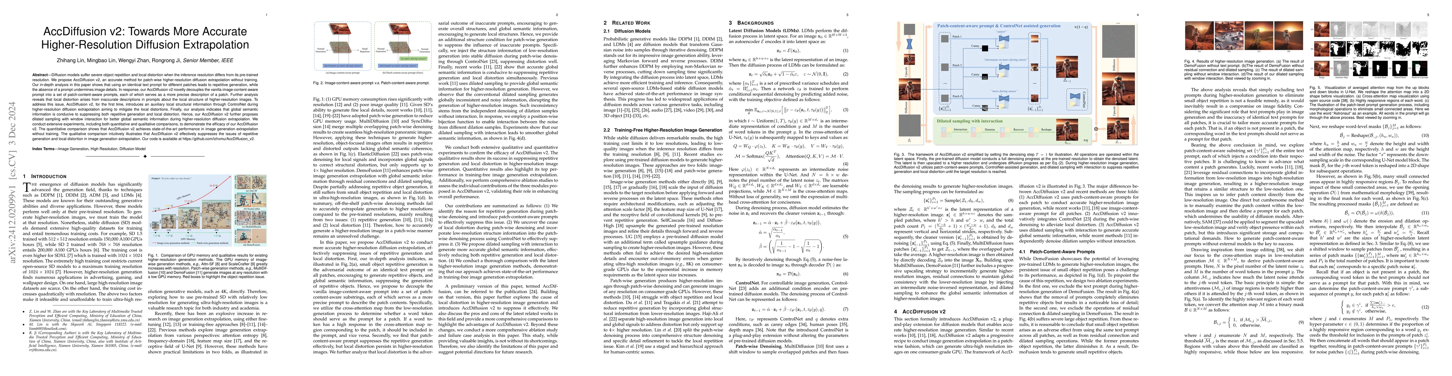 Thumbnail for AccDiffusion v2: Towards More Accurate Higher-Resolution Diffusion
  Extrapolation