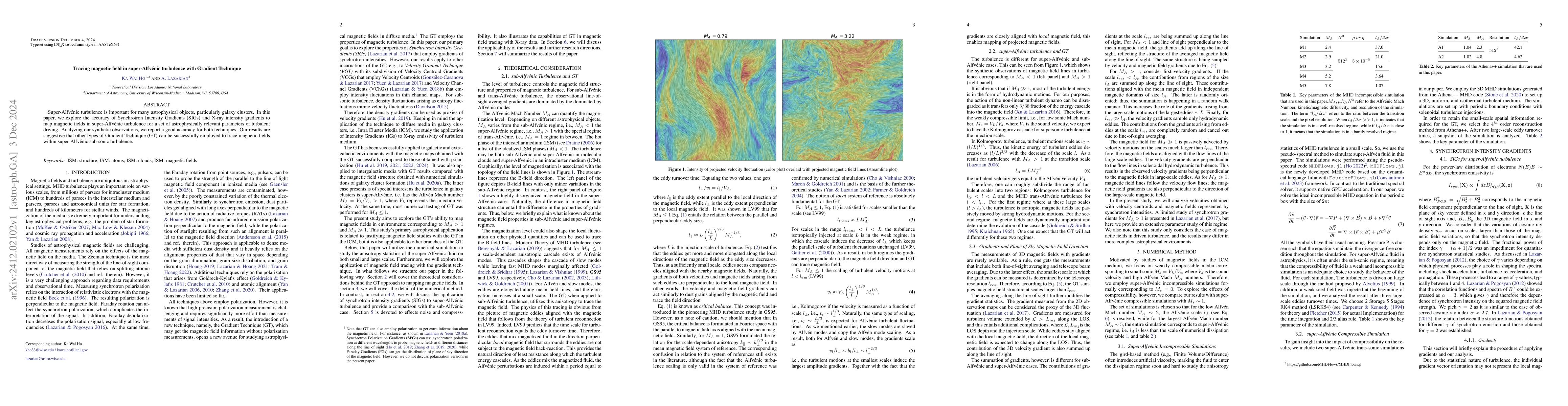 Thumbnail for Tracing magnetic field in super-Alfvenic turbulence with Gradient
  Technique