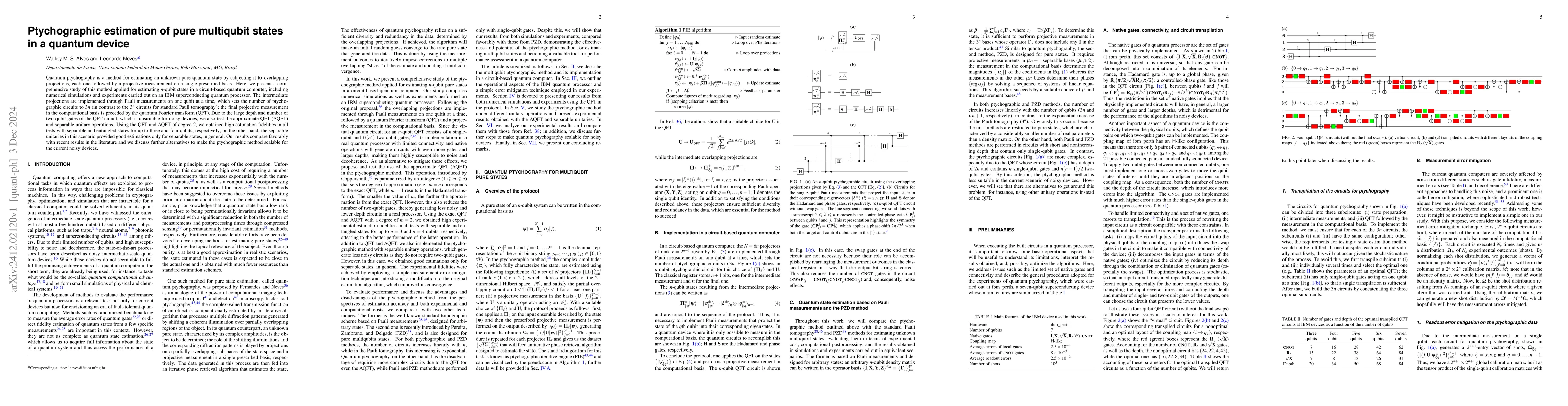 Thumbnail for Ptychographic estimation of pure multiqubit states in a quantum device
