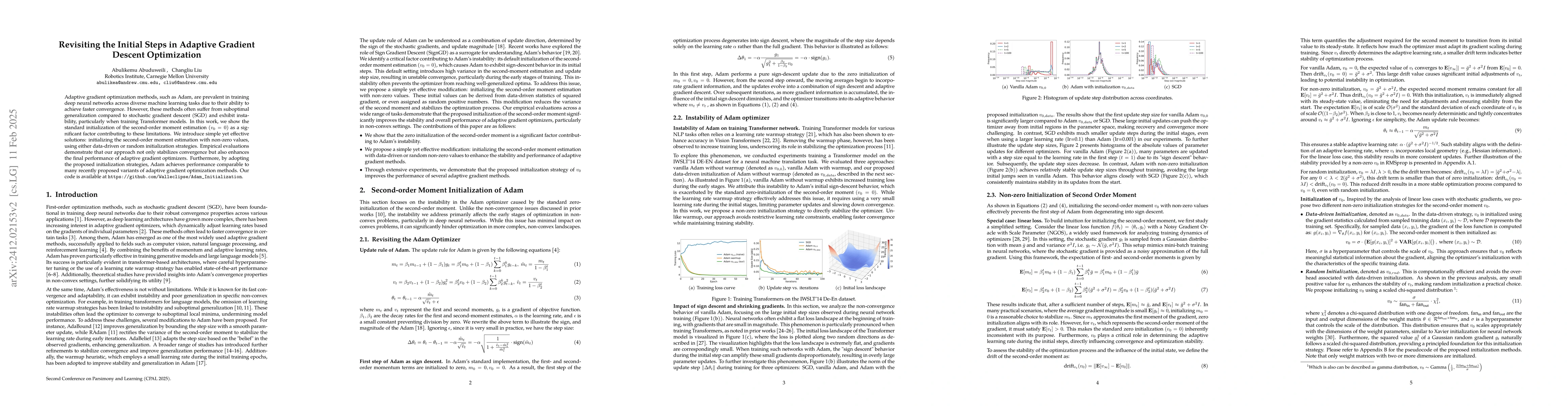 Thumbnail for Revisiting the Initial Steps in Adaptive Gradient Descent Optimization