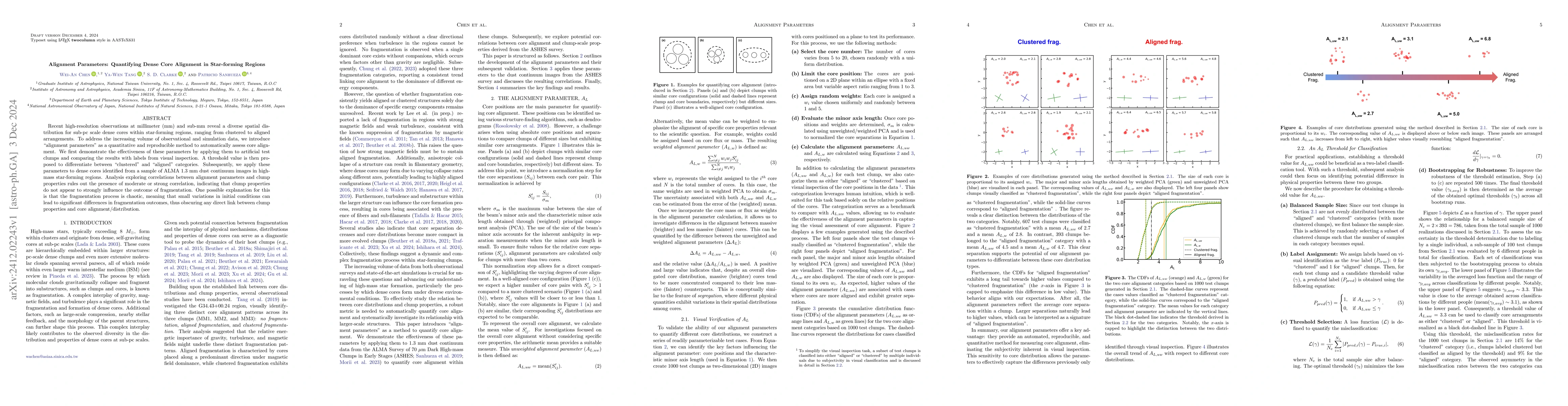 Thumbnail for Alignment Parameters: Quantifying Dense Core Alignment in Star-forming
  Regions