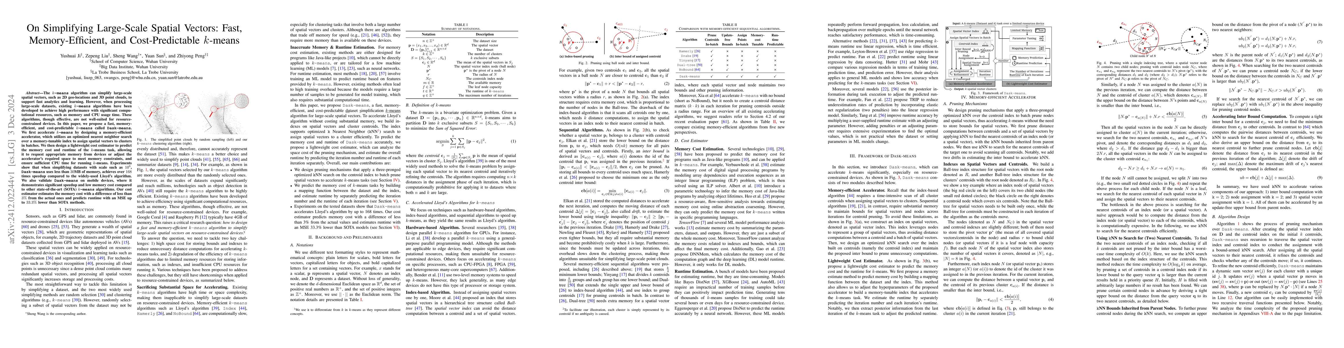 Thumbnail for On Simplifying Large-Scale Spatial Vectors: Fast, Memory-Efficient, and
  Cost-Predictable k-means