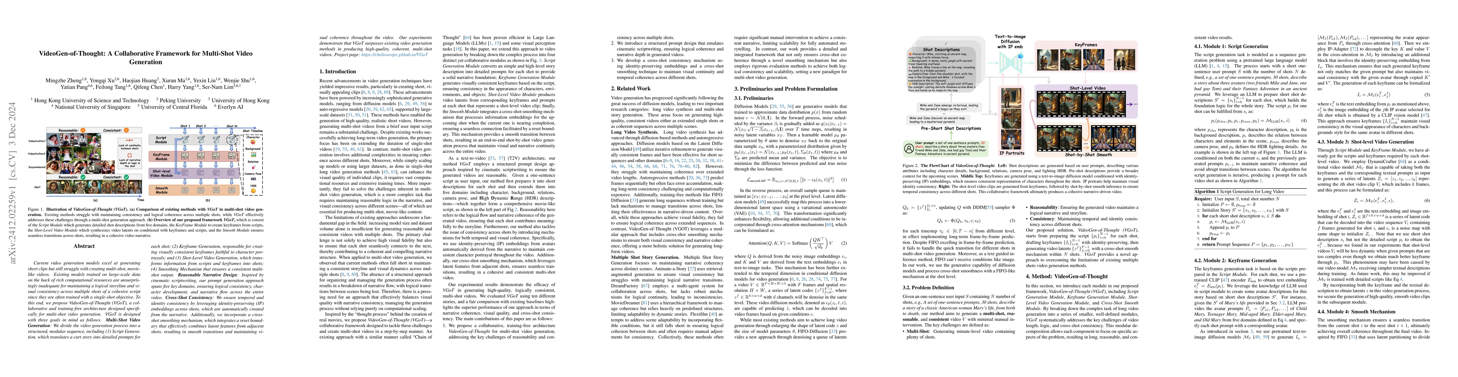 Thumbnail for VideoGen-of-Thought: A Collaborative Framework for Multi-Shot Video
  Generation