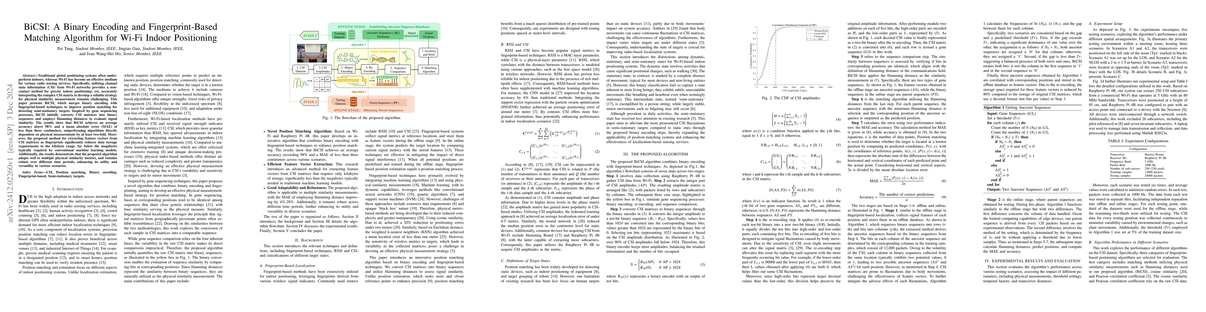 Thumbnail for BiCSI: A Binary Encoding and Fingerprint-Based Matching Algorithm for
  Wi-Fi Indoor Positioning