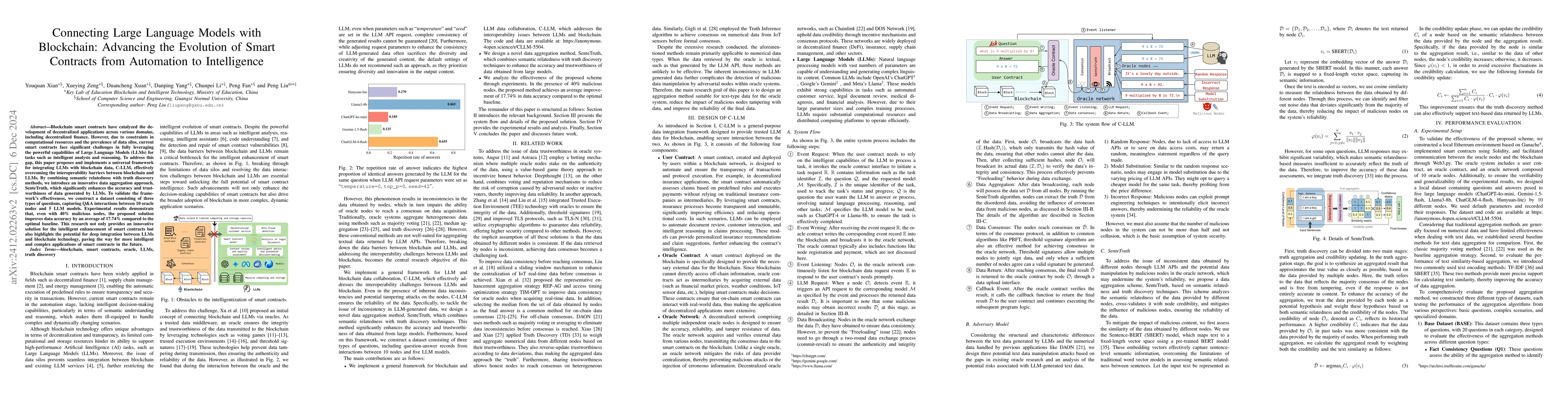 Thumbnail for Connecting Large Language Models with Blockchain: Advancing the
  Evolution of Smart Contracts from Automation to Intelligence