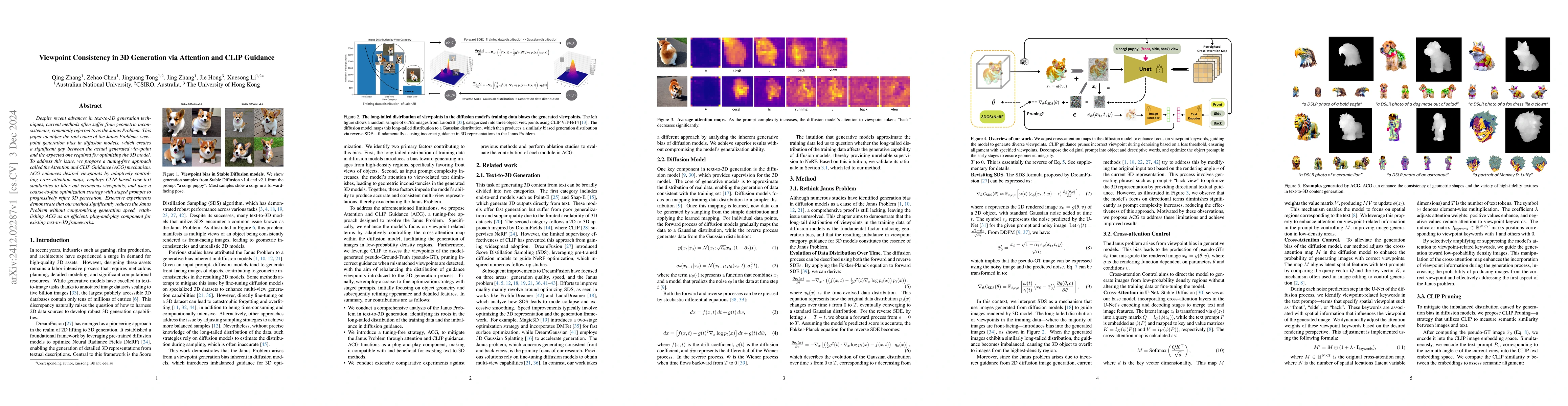 Thumbnail for Viewpoint Consistency in 3D Generation via Attention and CLIP Guidance