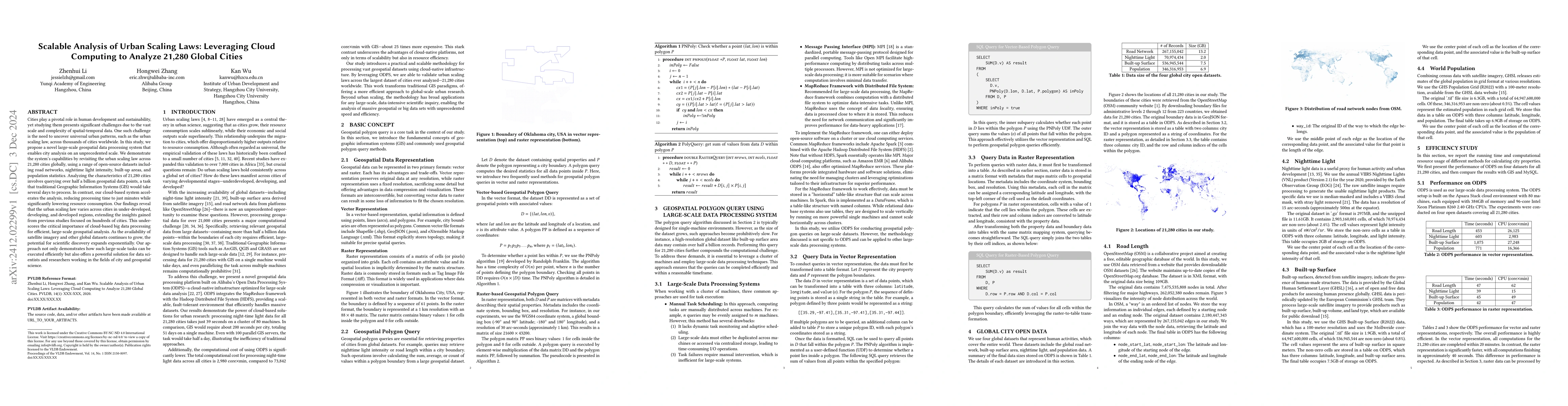 Thumbnail for Scalable Analysis of Urban Scaling Laws: Leveraging Cloud Computing to
  Analyze 21,280 Global Cities