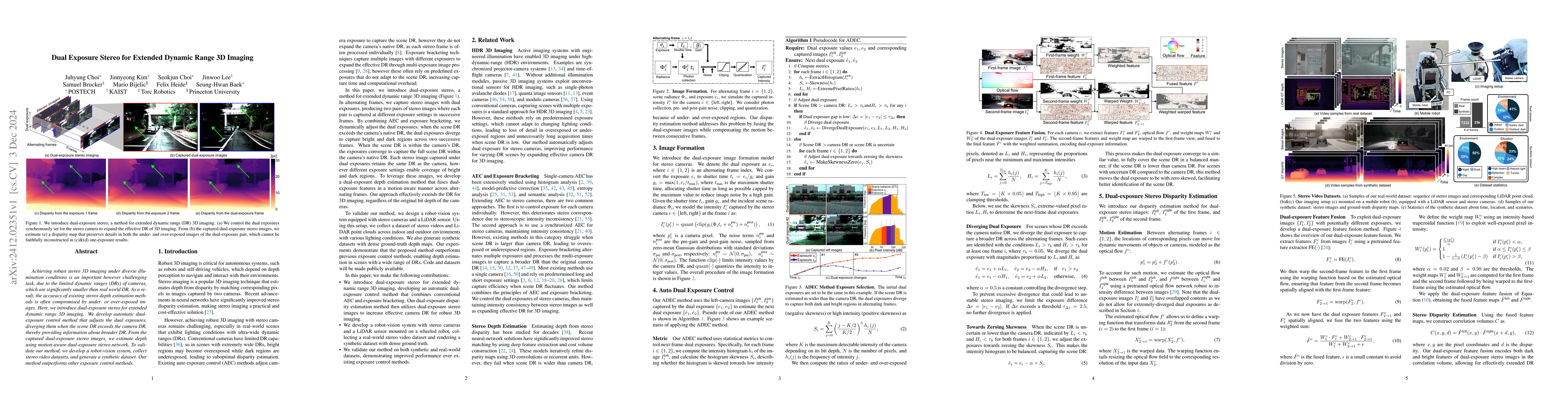 Thumbnail for Dual Exposure Stereo for Extended Dynamic Range 3D Imaging