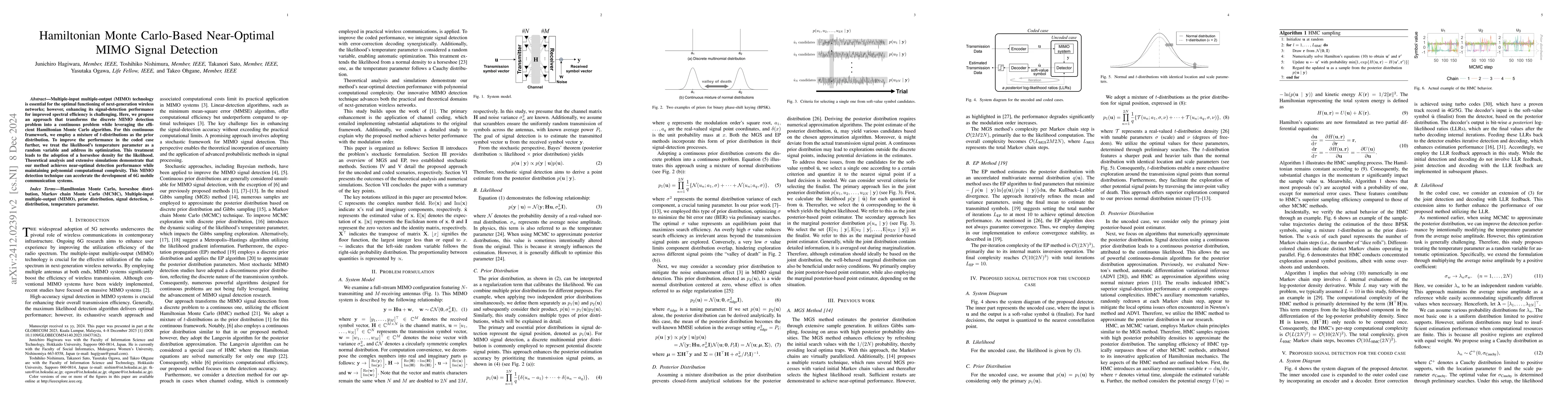 Thumbnail for Hamiltonian Monte Carlo-Based Near-Optimal MIMO Signal Detection