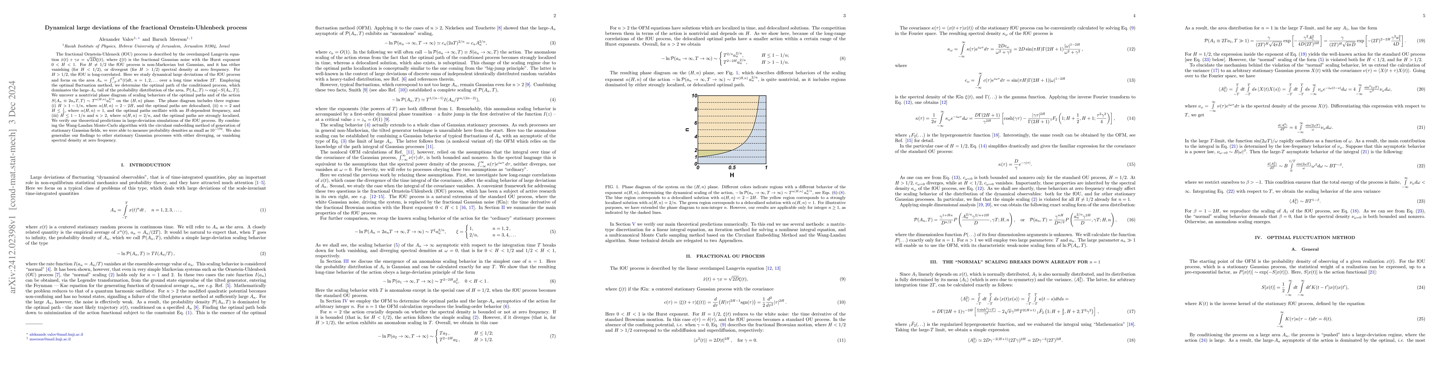 Thumbnail for Dynamical large deviations of the fractional Ornstein-Uhlenbeck process