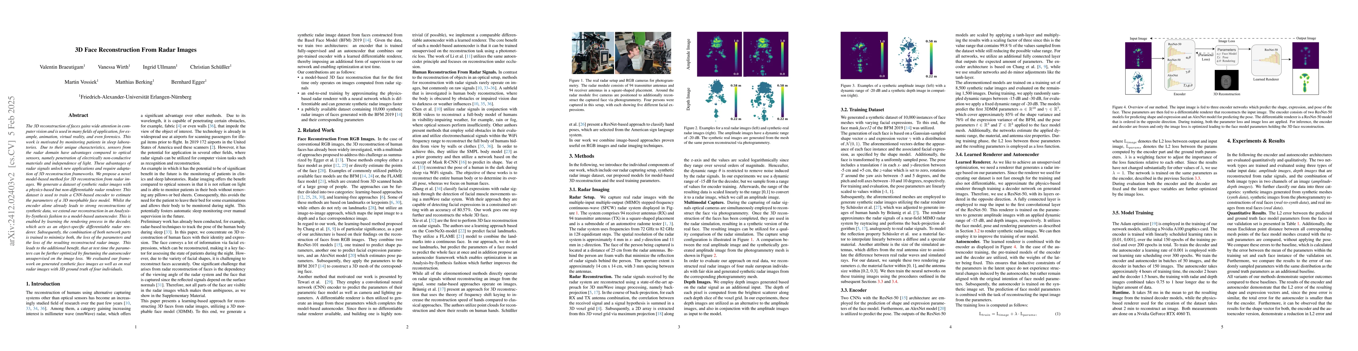 Thumbnail for 3D Face Reconstruction From Radar Images