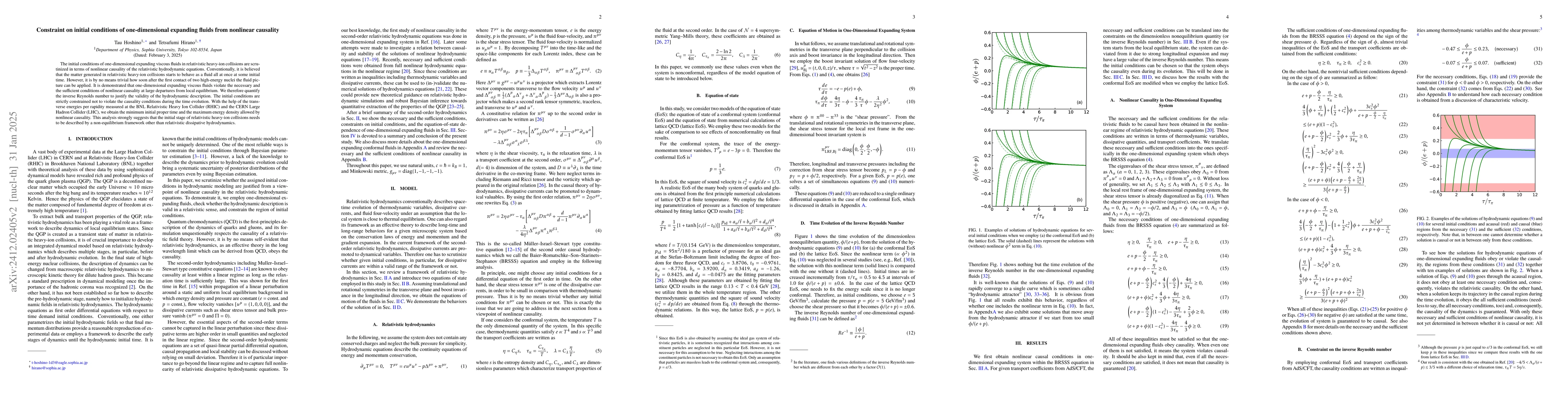 Thumbnail for Constraint on initial conditions of one-dimensional expanding fluids
  from nonlinear causality