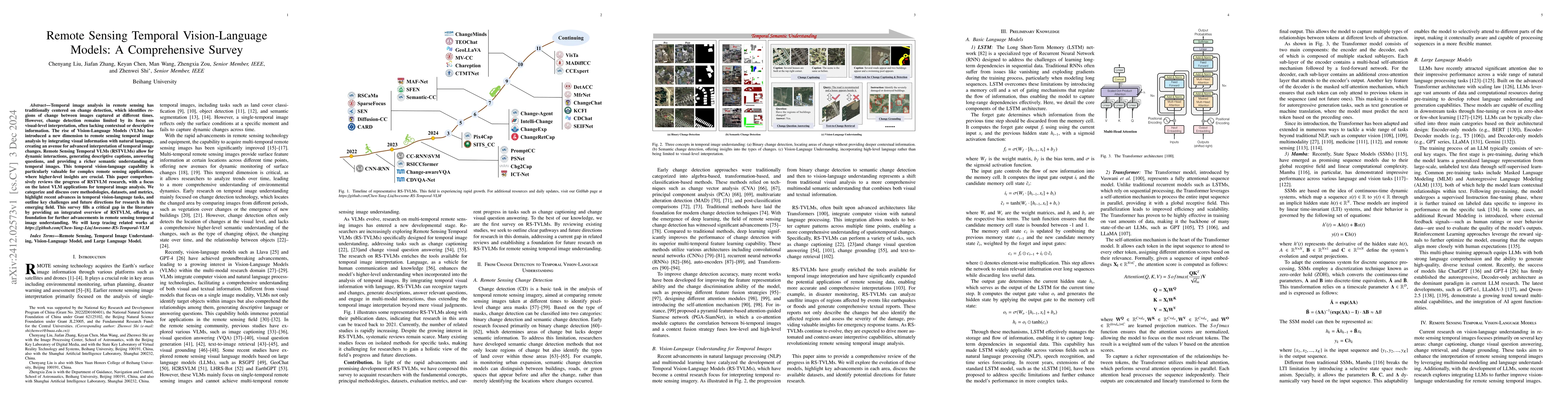Thumbnail for Remote Sensing Temporal Vision-Language Models: A Comprehensive Survey