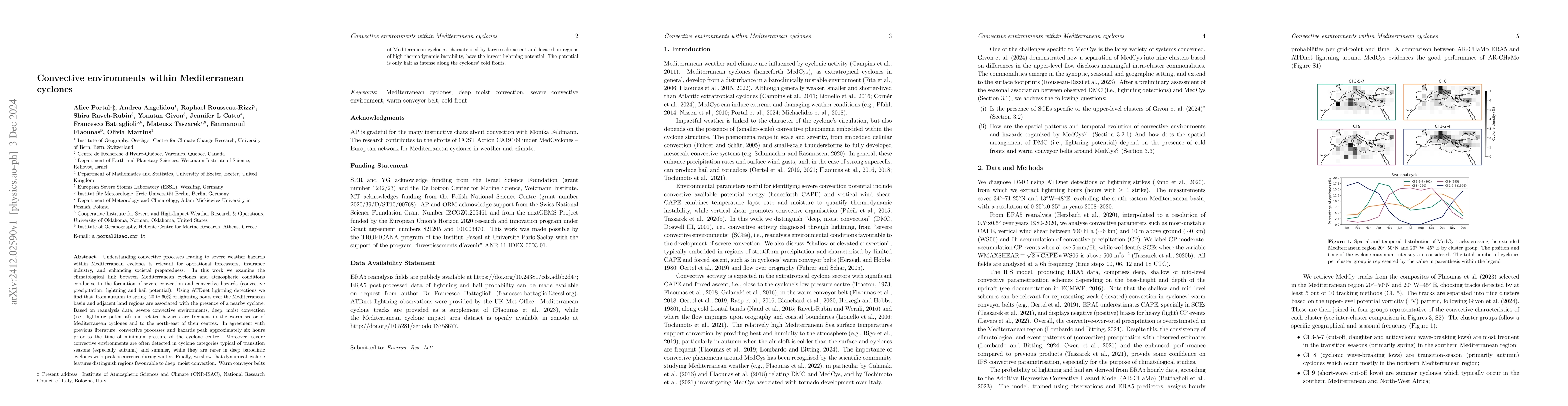 Thumbnail for Convective environments within Mediterranean cyclones